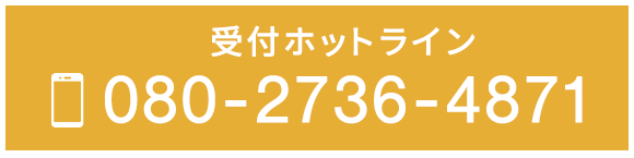 受付ホットライン 080-2736-4871