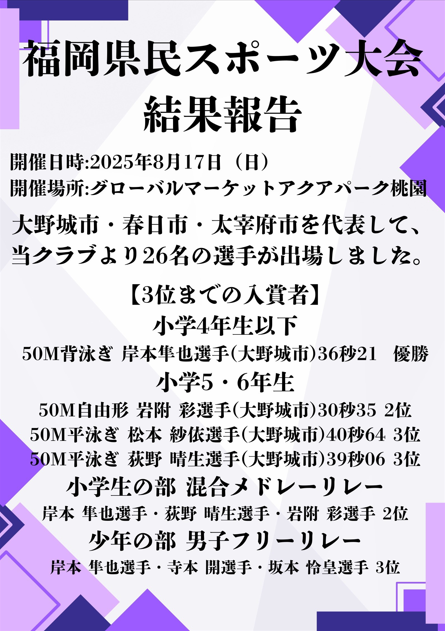 福岡県民スポーツ大会
